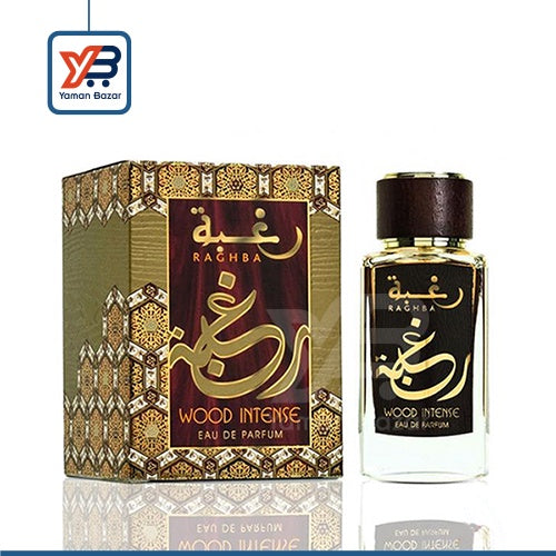 Perfume | Raghba Wood Intense 100 ml Original Imported From Lattafa 3D Sticker Guarantee