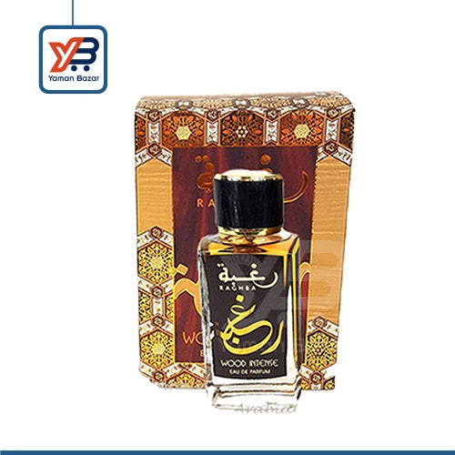 Perfume | Raghba Wood Intense 100 ml Original Imported From Lattafa 3D Sticker Guarantee
